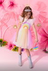 Crystal Rainbow Tulle Dress