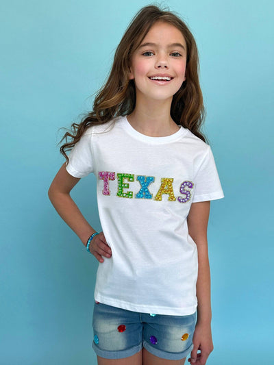 Lola + The Boys Crystal TEXAS T-shirt