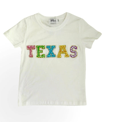 Lola + The Boys Crystal TEXAS Tshirt