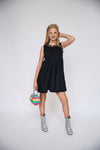 exclude-sale Dress Black Rainbow Gems Tank Dress