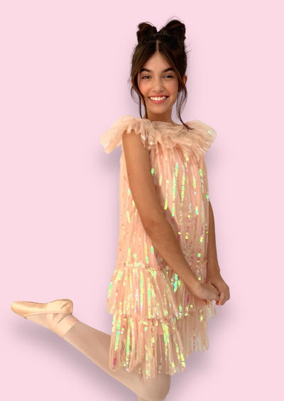 Lola + The Boys One-shoulder Sequin Party Dress