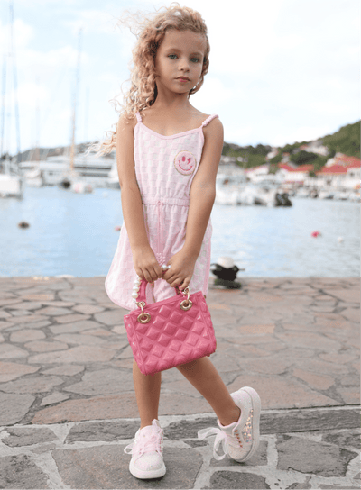 Lola + The Boys Pearl Quilted Jelly Purse