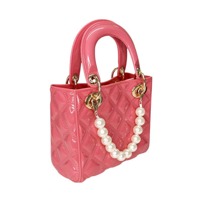 Lola + The Boys Pearl Quilted Jelly Purse