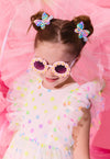 lola-spring Rainbow Confetti Tulle Dress