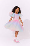 Lola + The Boys Sparkle Ombre Tulle Dress