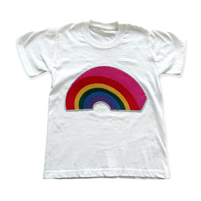 Lola + The Boys 3D Crystal Rainbow T-shirt