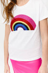 Lola + The Boys 3D Crystal Rainbow T-shirt