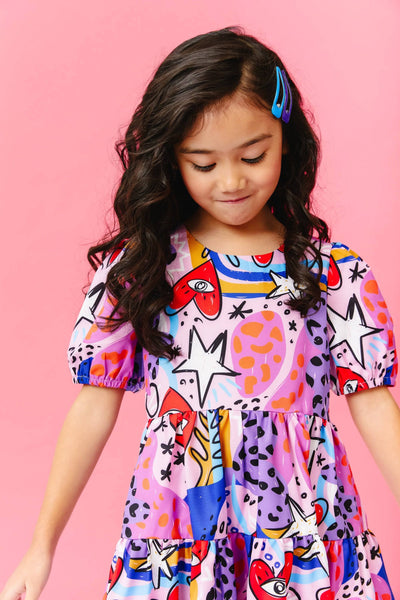 Lola + The Boys Dresses Abstract Heart Dress