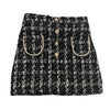 Lola + The Boys Skirts Coco Tweed Pearl Skirt