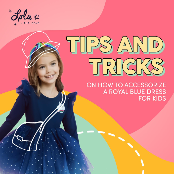 Tips and Tricks On How To Accessorize a Royal Blue Dress for Kids