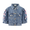 Bow Denim Jacket