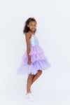 Lavender Paillette Ombre Tutu Dress