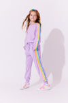 Lavender Rainbow Sequin Set