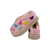 Candy Heart Sherpa Booties