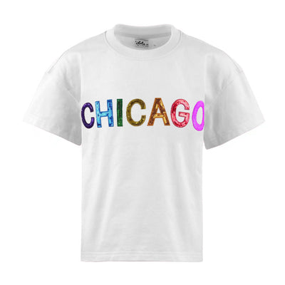 Women's Sequin Chicago T-shirt