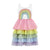 3D Rainbow White Tank Dress