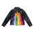 Rainbow Star Leather Jacket