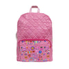 Doodle Art Quilted Backpack