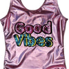 Good Vibes Metallic Swimsuit