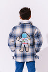 Plush Plaid Space Jacket