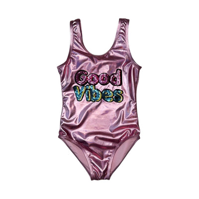 Good Vibes Metallic Swimsuit