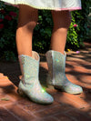 Silver Crystal Cowgirl Boots