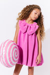 Big Bow Teddy Fleece Dress