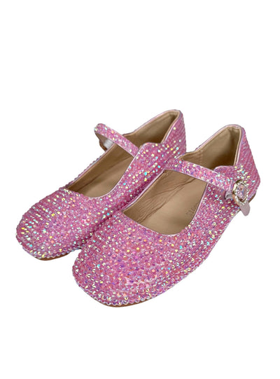 Pretty in Pink Crystal Ballet Flat