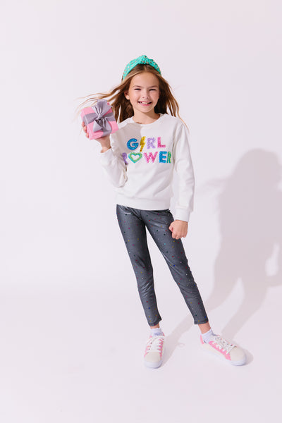 Crystal Girl Power Sweatshirt