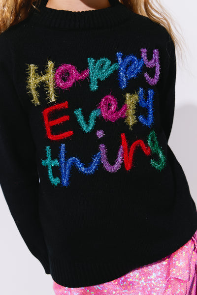 Happy Everything Tinsel Sweater