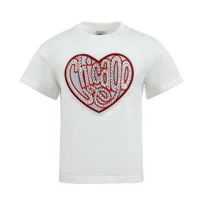 Chicago Sparkle Heart T-shirt