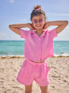 Pink Bows Summer Short Set