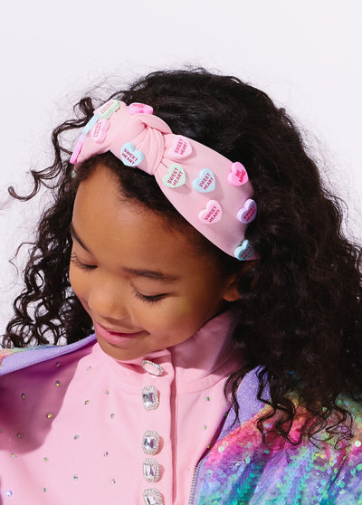 Sweet Candy Hearts Headband