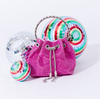 Rhinestone Bucket Handbag