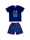 Navy Batman Short Set