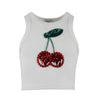 Beaded Gem Cherry Tank