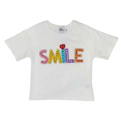 Rainbow Crystal Smile Tee