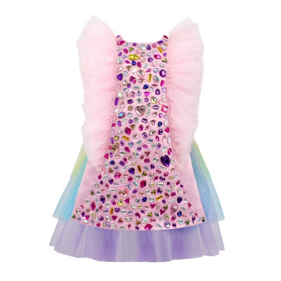 Pink Rainbow Gems Party Dress