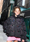 Rainbow Gem Quilted Puffer