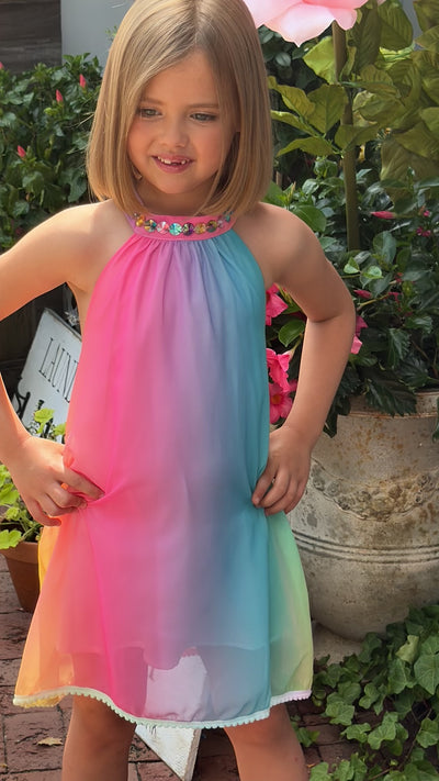 Jeweled Rainbow Dress