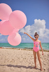 Pink Birthday Girl Gem Swimsuit