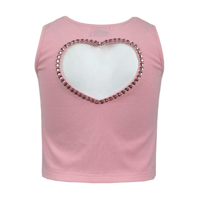 Crystal Heart Top