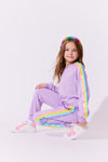 Lavender Rainbow Sequin Set