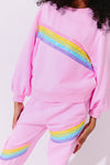 Pink Rainbow Stripe Set