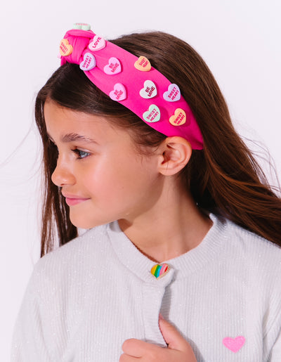 Sweet Candy Hearts Headband