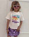 Shimmer Rainbow Gem Crystal T-shirt