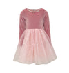 Ballerina Bow Velour Dress