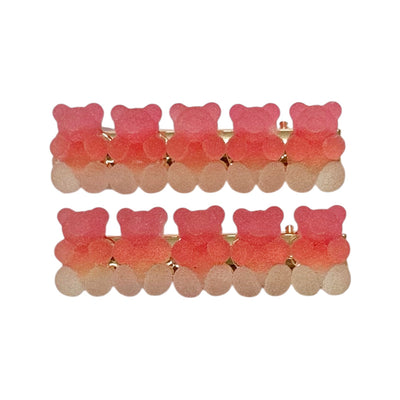 Sugar Gummy Bear Hair Clips