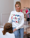 Women's Happy Everything Tinsel Sweater