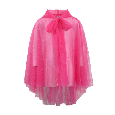 Hot Pink Crystal Cape